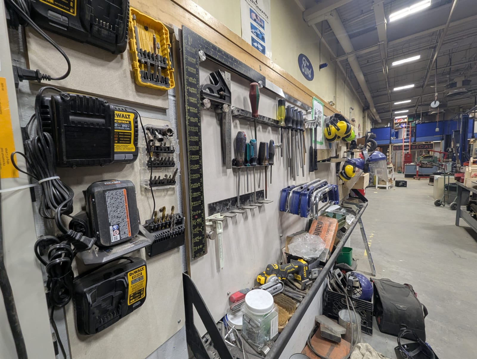 Tool organization wall